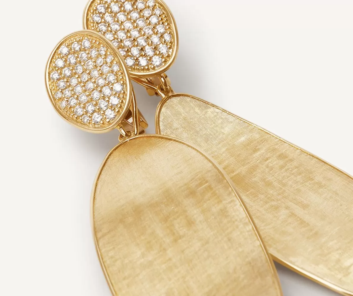 Marco Bicego Convertible Gold Chandelier Earrings With Diamonds | Earrings