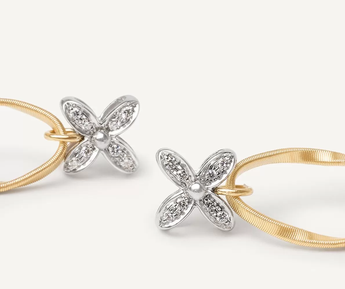 Marco Bicego Diamond Earrings With Floral Elements | Earrings