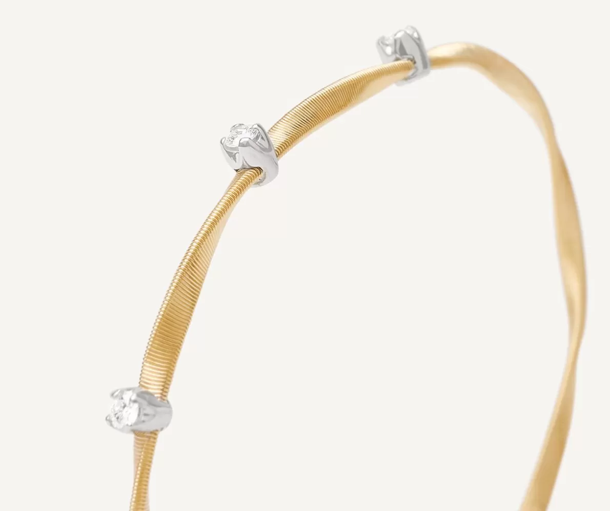 Marco Bicego Diamond Yellow Gold Bracelet | Bracelets