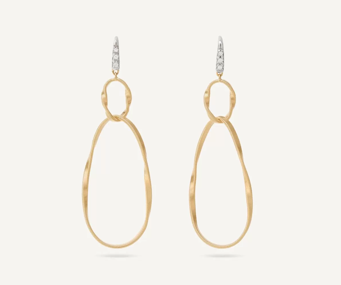 Marco Bicego Diamond-Studded Drop Earrings | Earrings