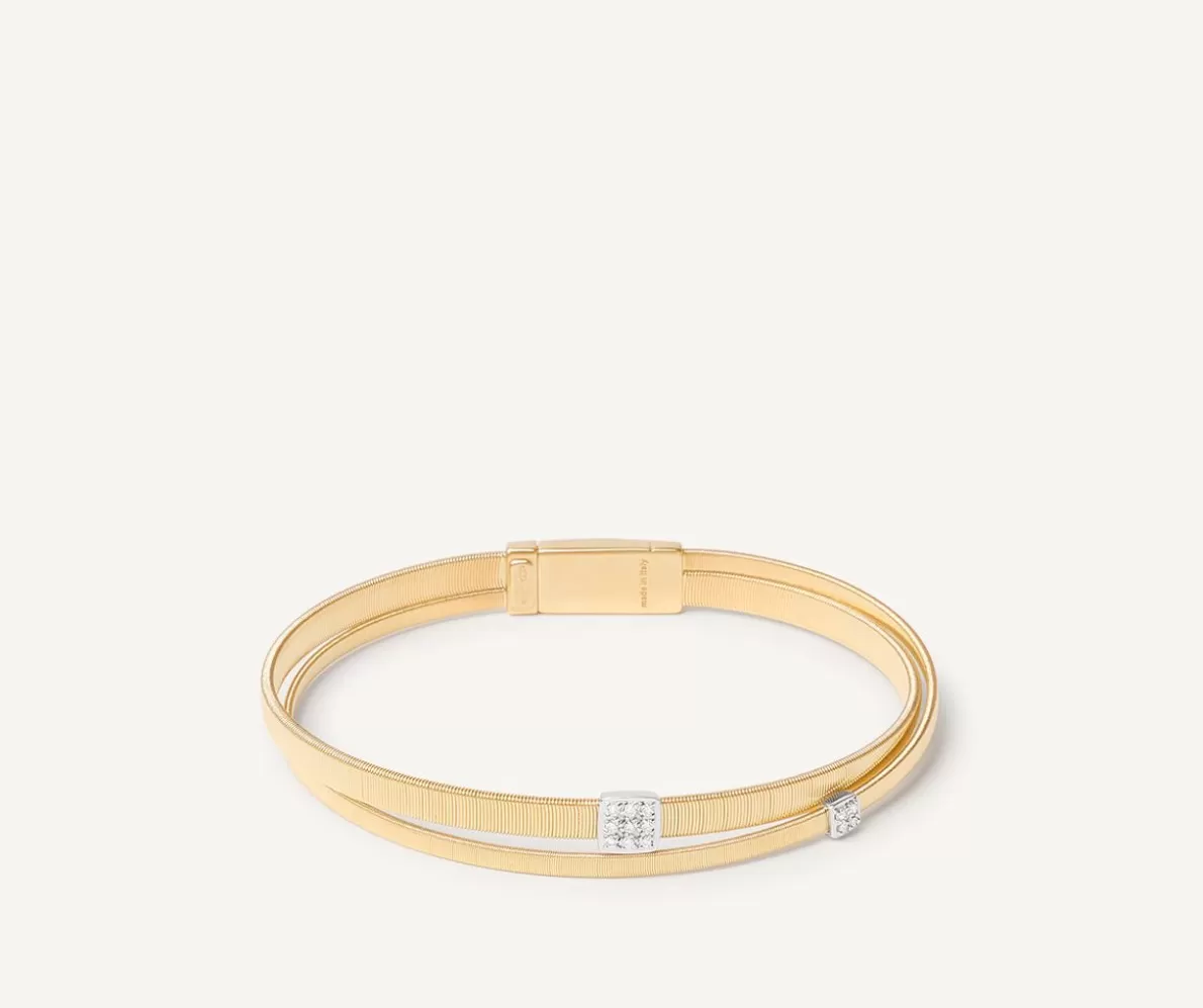 Marco Bicego Double Strand Diamond Pave Bracelet | Bracelets