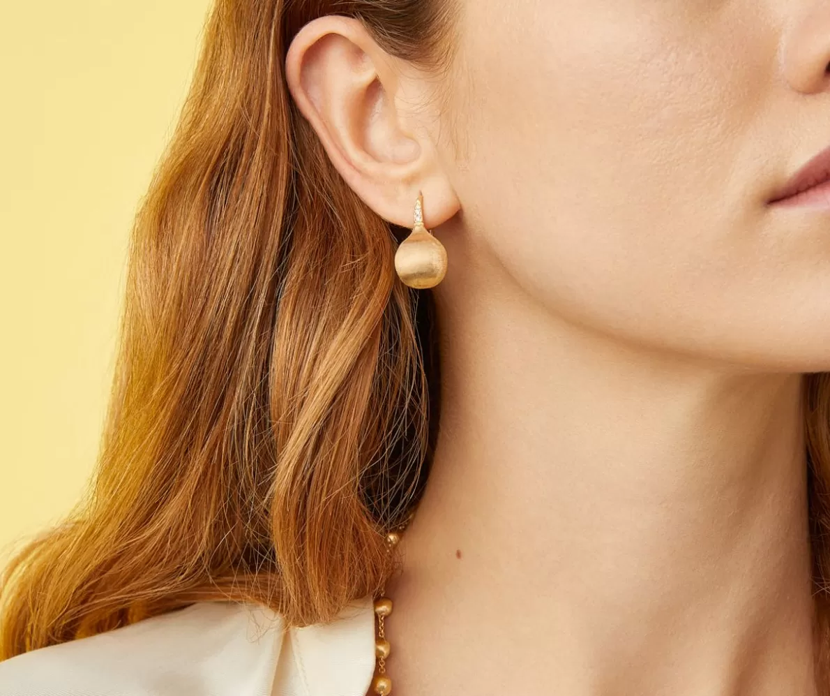 Marco Bicego Gold And Diamond Drop Earrings | Earrings