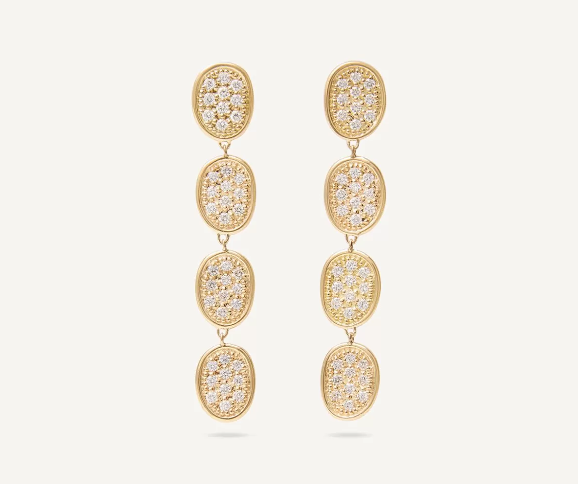 Marco Bicego Gold Chandelier Earrings With Diamonds | Earrings