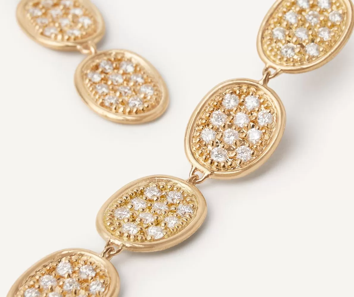 Marco Bicego Gold Chandelier Earrings With Diamonds | Earrings