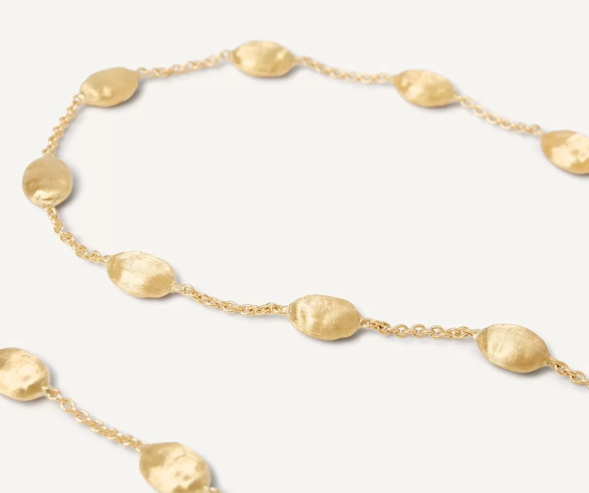 Marco Bicego Gold Necklace With Mini Oval Elements | Necklaces