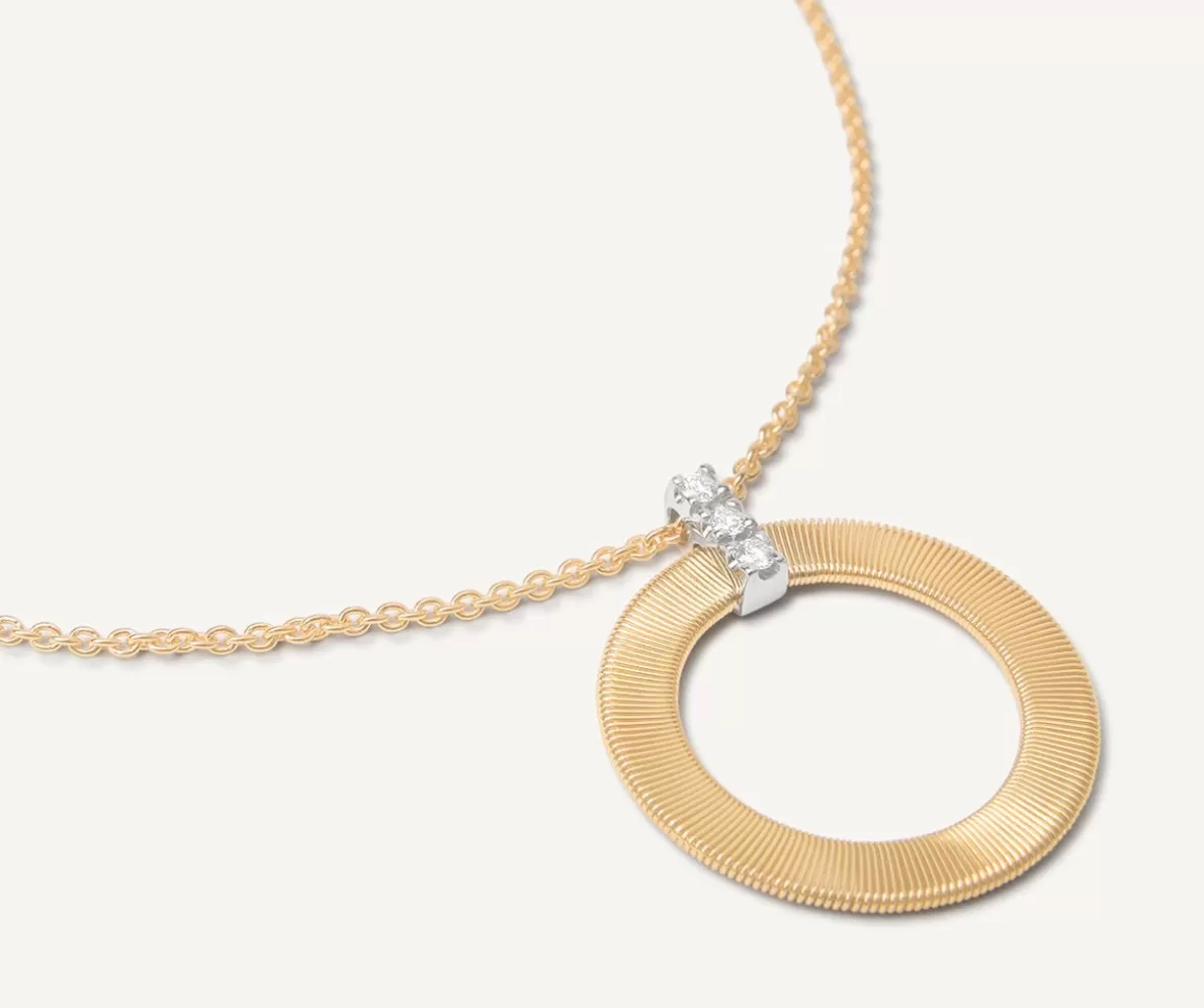 Marco Bicego Gold Pendant Necklace With Diamonds | Necklaces