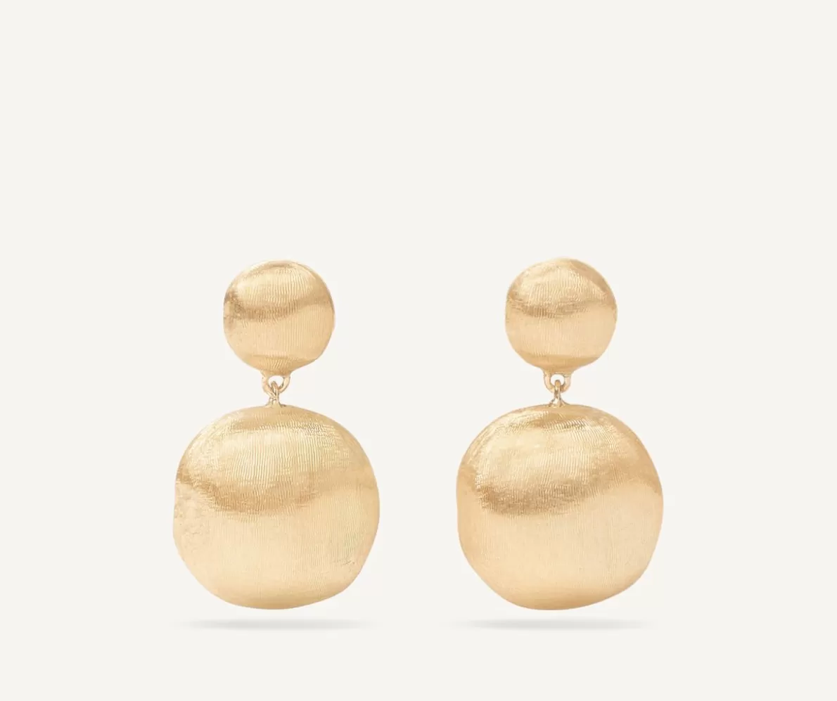 Marco Bicego Gold Two-Bead Drop Earrings | Earrings