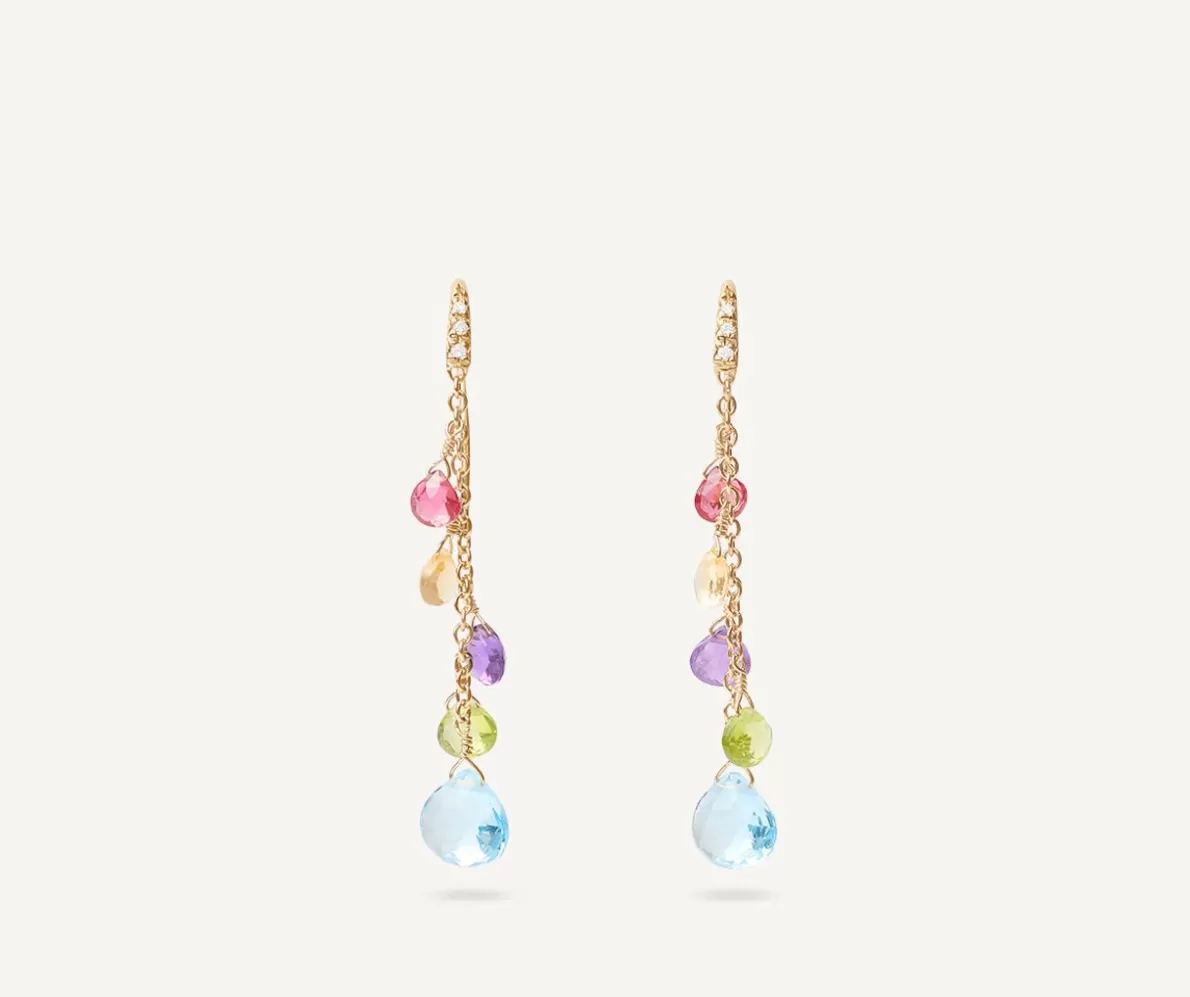 Marco Bicego Multicoloured Diamond-Studded Earrings | Earrings