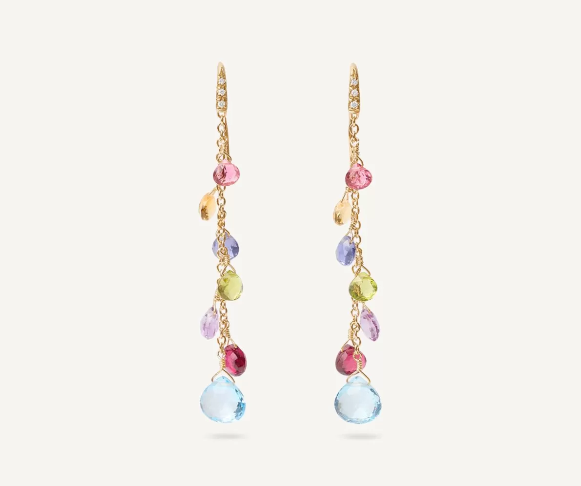 Marco Bicego Multicoloured Diamond-Studded Earrings | Earrings