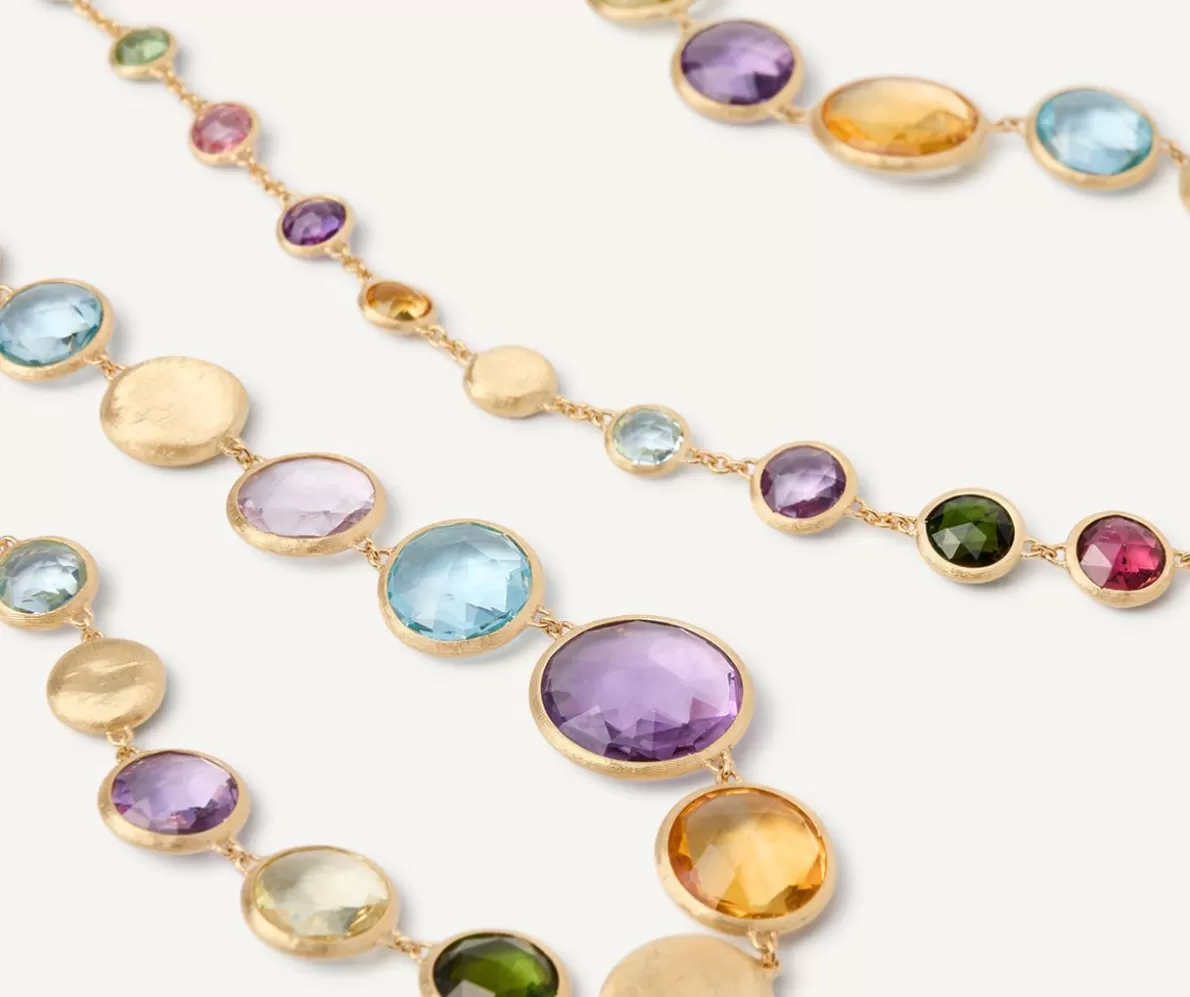 Marco Bicego Multicoloured Gemstones Long Necklace | Necklaces